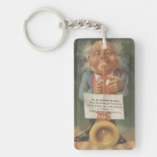 Lewis & Co. Fine Groceries Ephemera Keychain