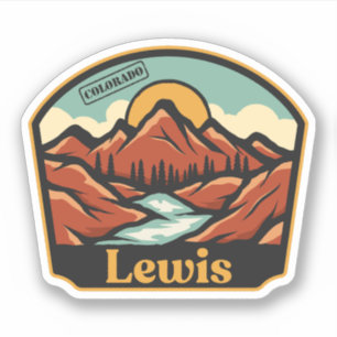 Lewis, Colorado Sticker