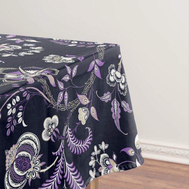 Lewis Day's Granny Antique Floral Tablecloth (In Situ)