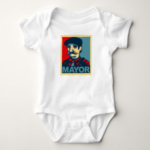 Lewis For Mayor - Stardew Valley inspired campaign Baby Bodysuit