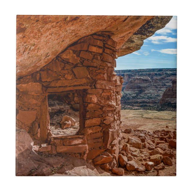Lewis Lodge Anasazi Ruin - Cedar Mesa - Utah Tile (Front)