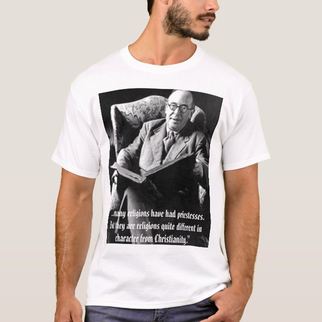Lewis on Priestesses T-Shirt (Front)