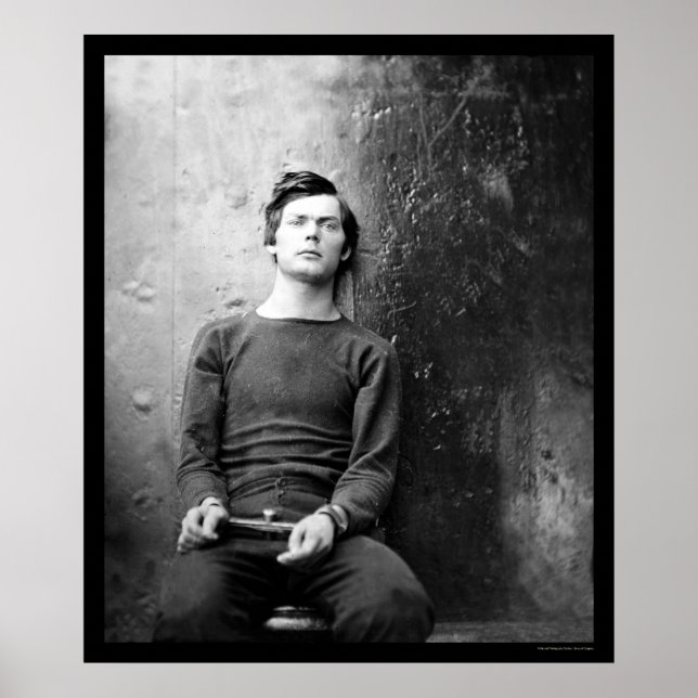 Lewis Payne, Lincoln Conspirator 1865 Poster (Front)