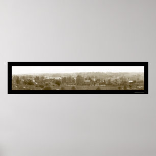 Lewisburg WV Birdseye Photo 1913 Poster