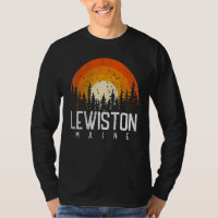 Lewiston Maine ME   Retro Style Vintage 70s 80s 90