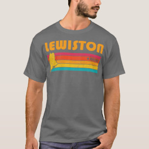 Lewiston Maine Vintage Distressed Souvenir T-Shirt