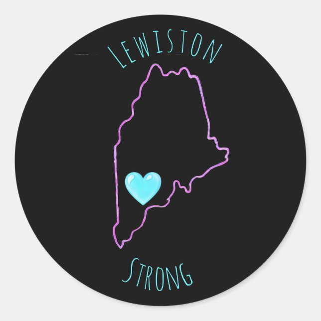 Lewiston Strong Sticker (Front)