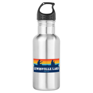 Lewisville Lake Texas Canoe 532 Ml Water Bottle