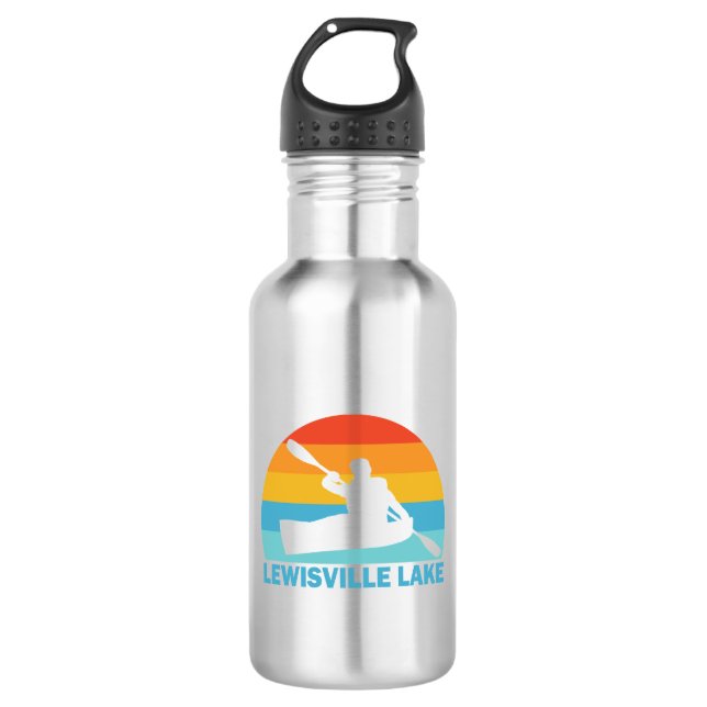 Lewisville Lake Texas Kayak 532 Ml Water Bottle (Front)