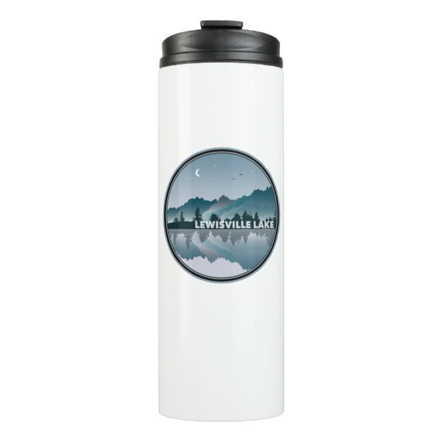 Lewisville Lake Texas Reflection Thermal Tumbler (Front)