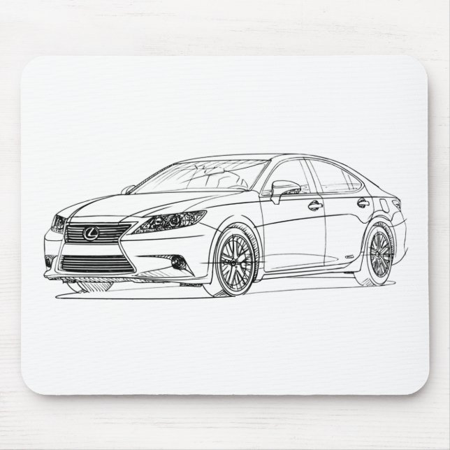 Lex ES300H 2013 Mouse Mat (Front)