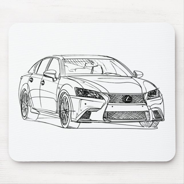 Lex GS350F Sport 2013 Mouse Mat (Front)