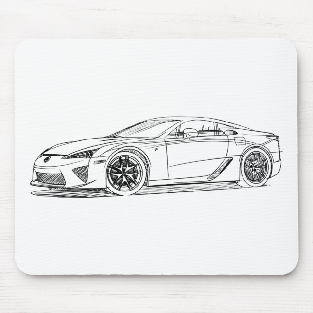 Lex LFA Mouse Mat (Front)