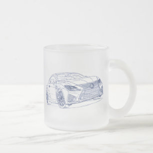 Lex RCF 2015 Frosted Glass Coffee Mug
