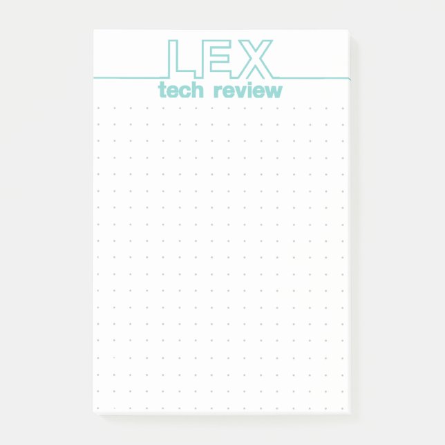 LEX TECH REVIEW Company Brand Post-it Notes (Front)