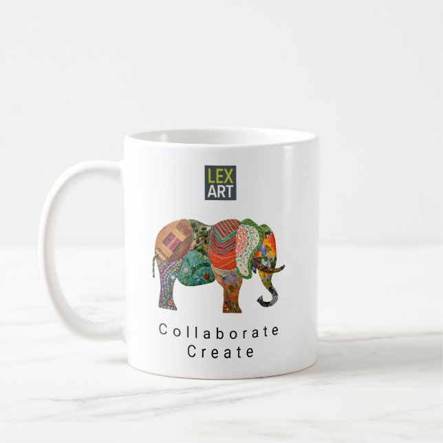 LexArt Collaborate Shirt v2 - Light Colour Coffee Mug (Left)