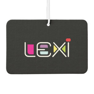 Lexi Contempo Glo-Colours Design Car Air Freshener