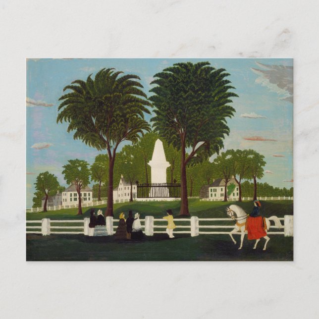Lexington Battle Monument, c.1830 Postcard (Front)