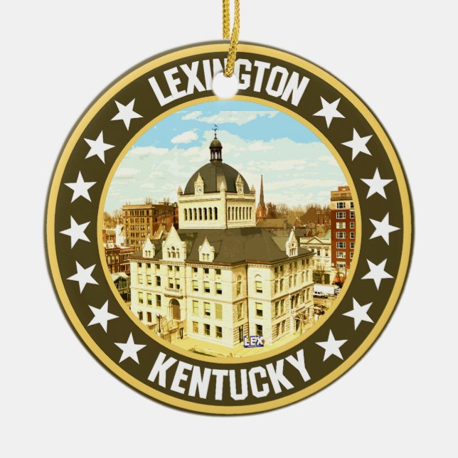 Lexington                                          ceramic tree decoration (Front)