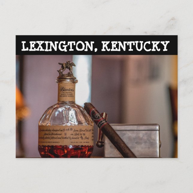 LEXINGTON KENTUCKY BOURBON Postcard (Front)