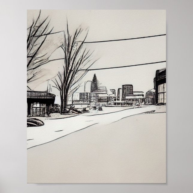 Lexington Kentucky  Comics style  Poster (Front)