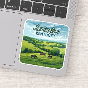 Lexington Kentucky Horses Bluegrass Farms Vintage