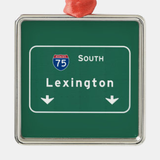 Lexington Kentucky ky Interstate Highway Freeway : Metal Tree Decoration