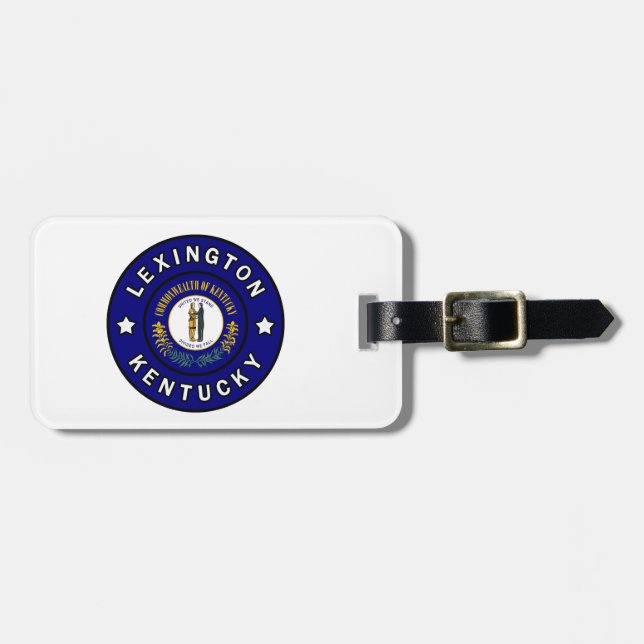 Lexington Kentucky Luggage Tag (Front Horizontal)