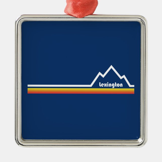 Lexington, Kentucky Metal Tree Decoration (Front)