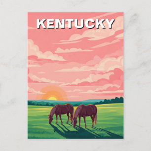 Lexington Kentucky Postcard Horse Farm