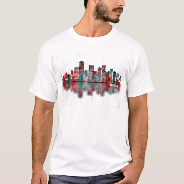 Lexington Kentucky Skyline T-Shirt (Front)