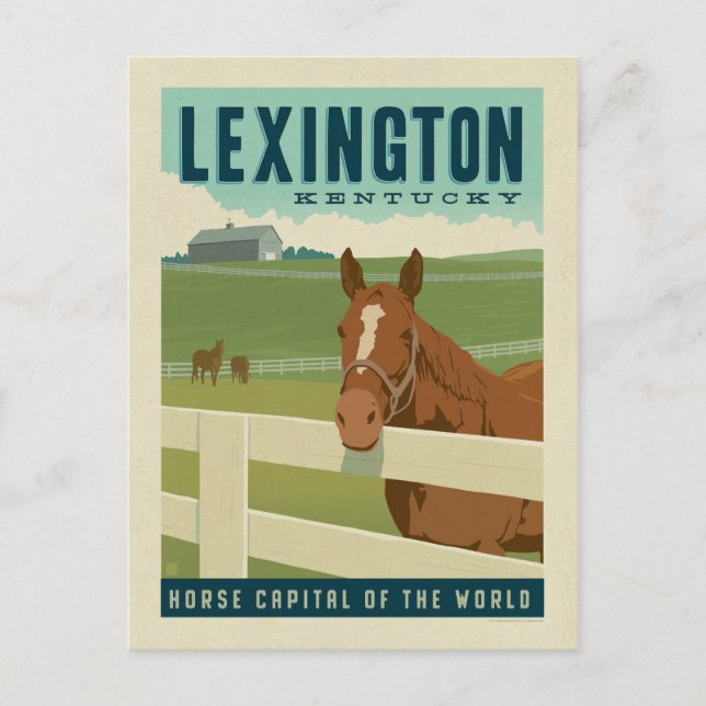Lexington, KY | Horse Capital of the World Postcard (Front)
