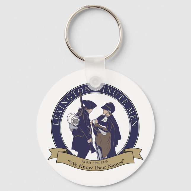 Lexington Minute Men Keychain (Front)