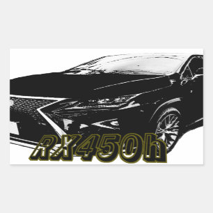 LEXUS RX 450h 350 Rectangular Sticker