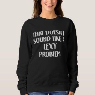 Lexy Personalised Cute Flower Girls Lexy Name Sweatshirt