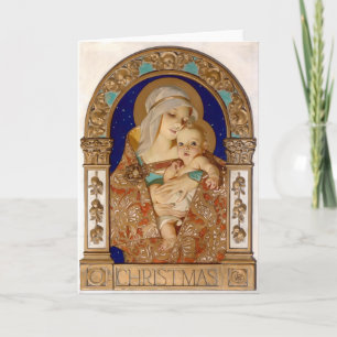 Leyendecker Christmas Madonna Invitation