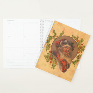 Leyendecker Father Christmas Antique Victorian Planner
