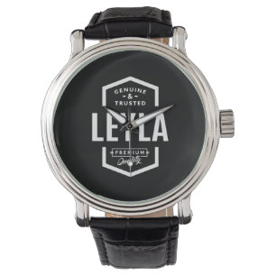 Leyla Personalised Name Birthday Watch