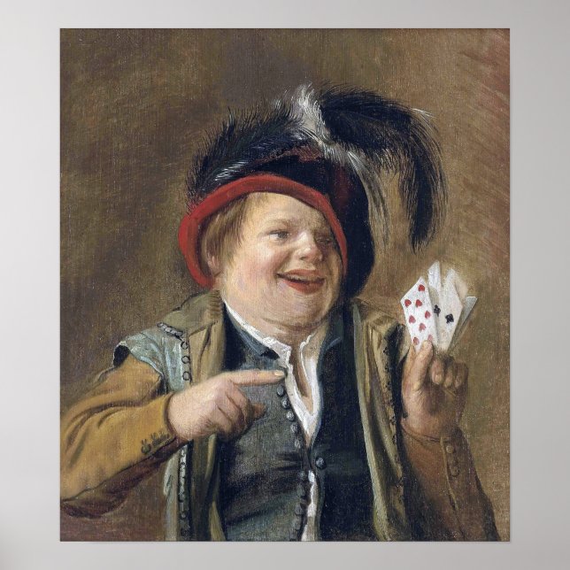 Leyster - A Card Player Poster (Front)