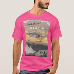 Leyte Gulf 1944 - Super Battleship Travel Poster T-Shirt