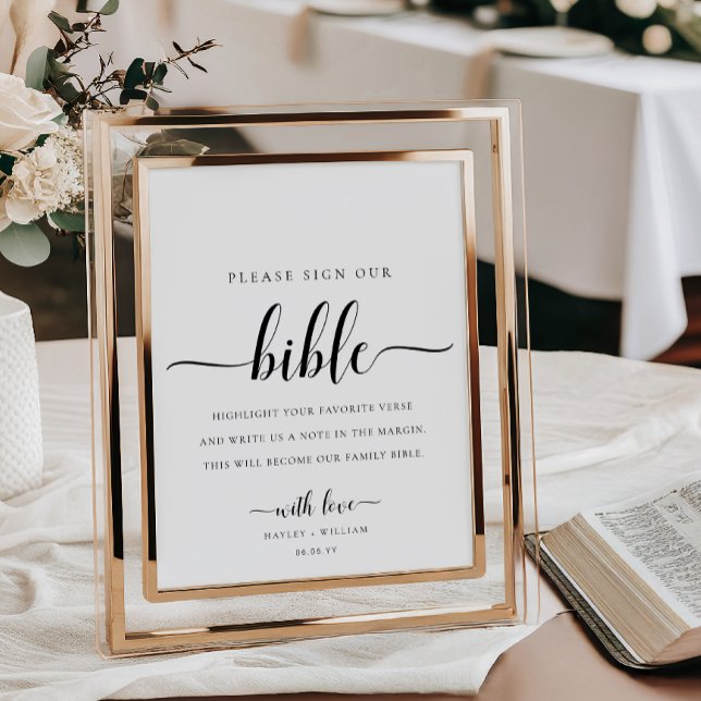 Leyton Sign Our Bible Wedding Guest Book (Creator Uploaded)