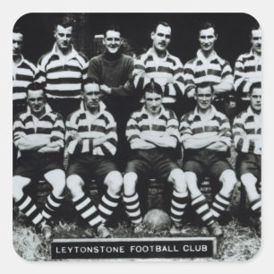 Leytonstone Football Club, c.1935 Square Sticker