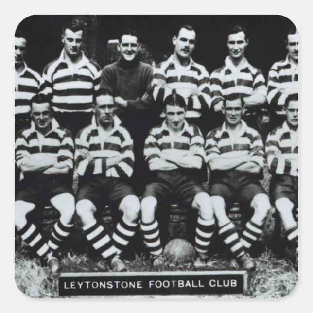 Leytonstone Football Club, c.1935 Square Sticker (Front)