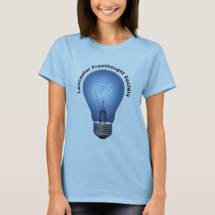 LFS Logo on Blue Ladies Baby Doll Tee