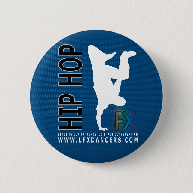 LFX Dancers Hip Hop FX Button Blue (Front)