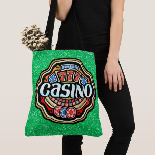 Lg. CASINO Tote - See Back Bag