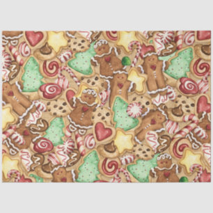 Lg. Christmas Cookie Gift Wrap Tissue Paper