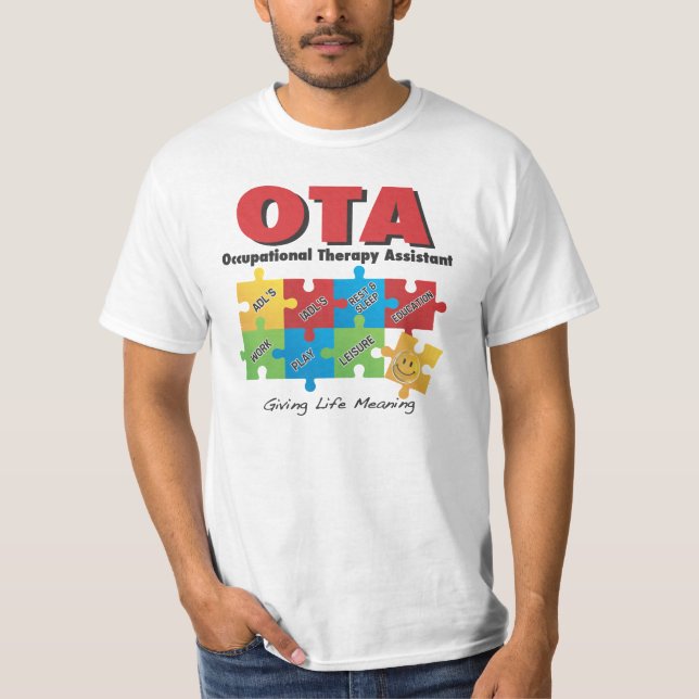 Lg Occupational Therapy Assistant T Shirt Lg (Front)