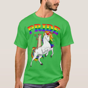LGB Sea Otter Unicorn Gay Pride Rainbow LGBQ Cute  T-Shirt