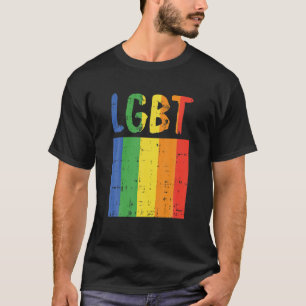 LGBQ Gay Pride Month Love Rainbow Flag Equality Al T-Shirt